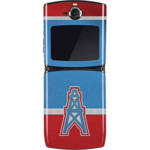 NFL Houston Oilers Vintage Motorola RAZR Skin