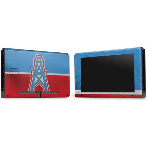 NFL Houston Oilers Vintage Nintendo Switch Bundle Skin