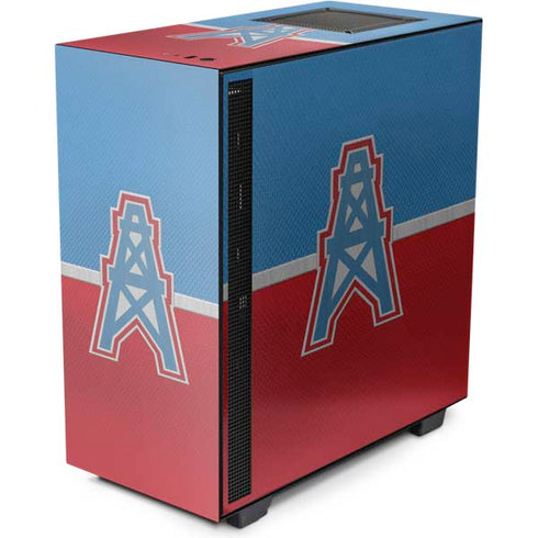 NFL Houston Oilers Vintage NZXT H510 Compact ATX Mid-Tower Case Skin