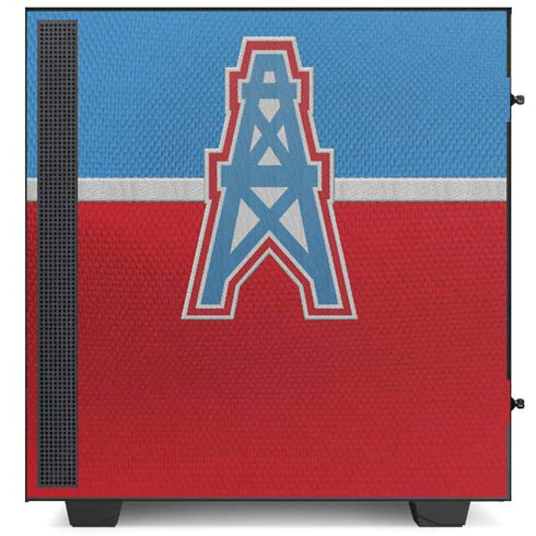 NFL Houston Oilers Vintage NZXT H510 Compact ATX Mid-Tower Case Skin