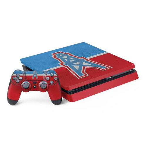 NFL Houston Oilers Vintage PS4 Slim Bundle Skin