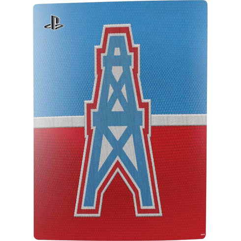 NFL Houston Oilers Vintage PS5 Console Skin