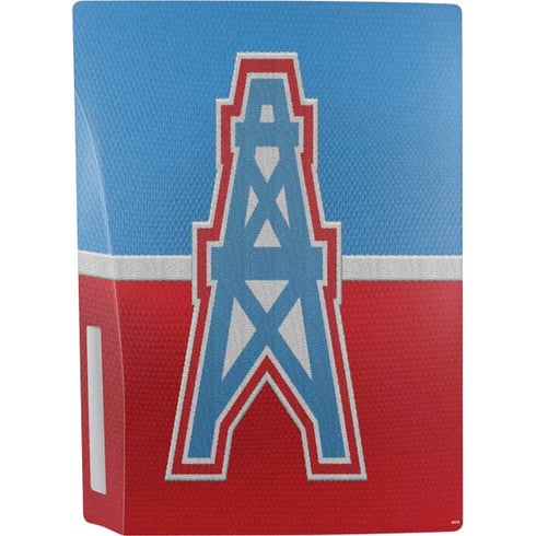 NFL Houston Oilers Vintage PS5 Console Skin