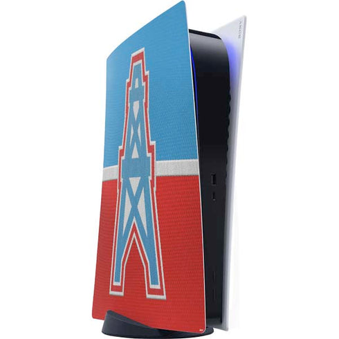 NFL Houston Oilers Vintage PS5 Digital Edition Console Skin