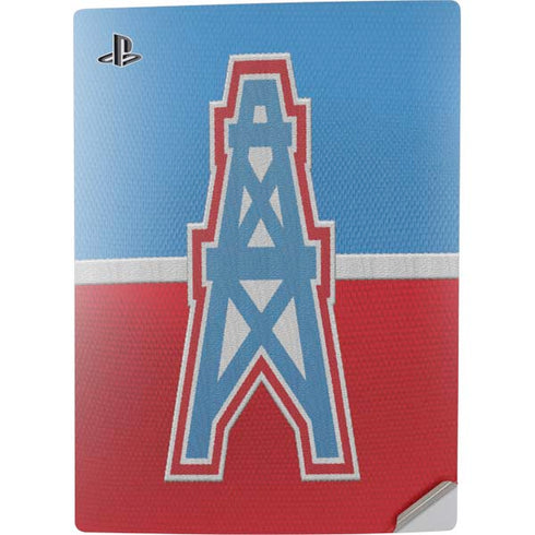 NFL Houston Oilers Vintage PS5 Digital Edition Console Skin