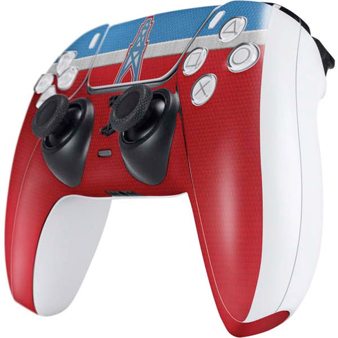 NFL Houston Oilers Vintage PS5 Controller Skin