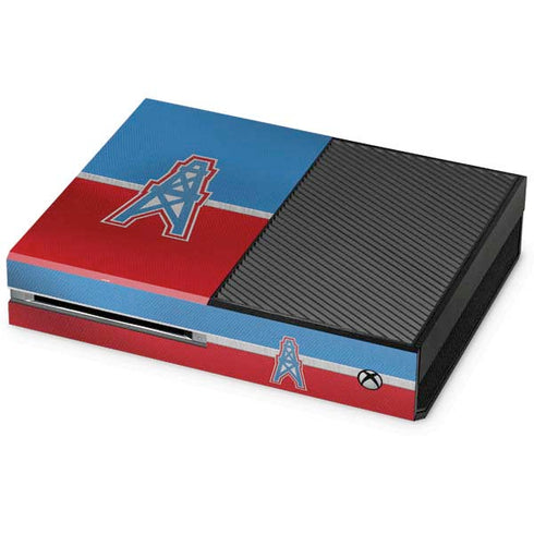 NFL Houston Oilers Vintage Xbox One Console Skin