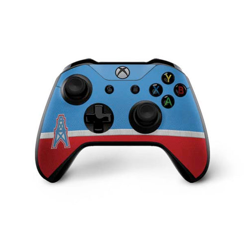 NFL Houston Oilers Vintage Xbox One X Controller Skin