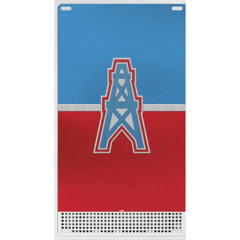 NFL Houston Oilers Vintage Xbox Series S Console Skin