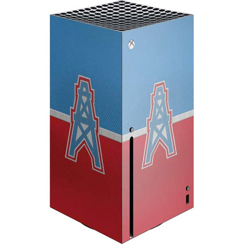 NFL Houston Oilers Vintage Xbox Series X Console Skin