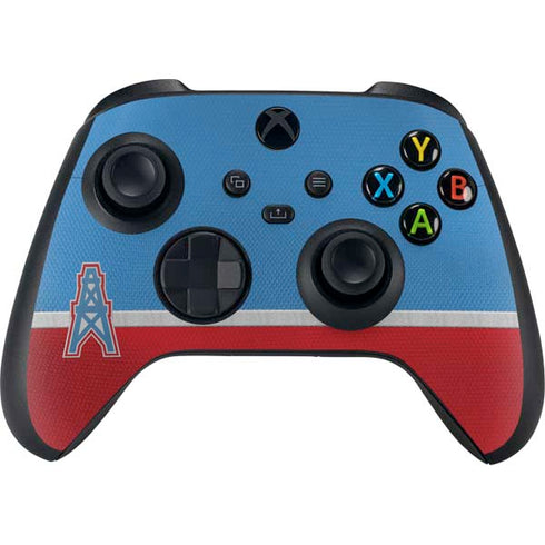 NFL Houston Oilers Vintage Xbox Series X Controller Skin