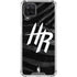 NBA Houston Rockets Black Animal Print Galaxy A12 Clear Case