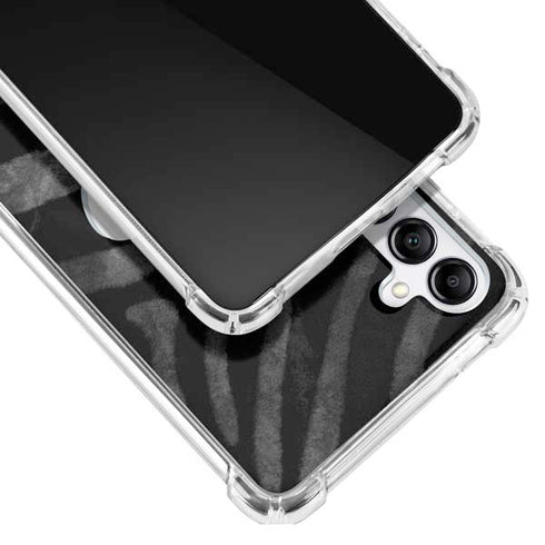NBA Houston Rockets Black Animal Print Galaxy A14 5G Clear Case