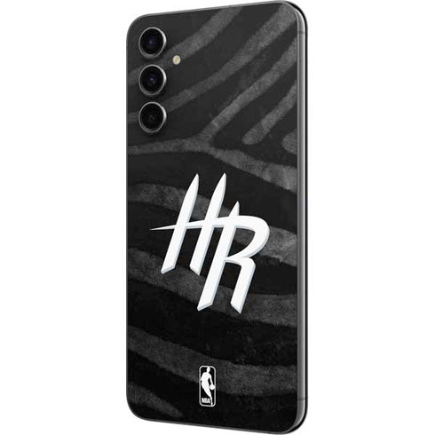 NBA Houston Rockets Black Animal Print Galaxy A14 5G Skin