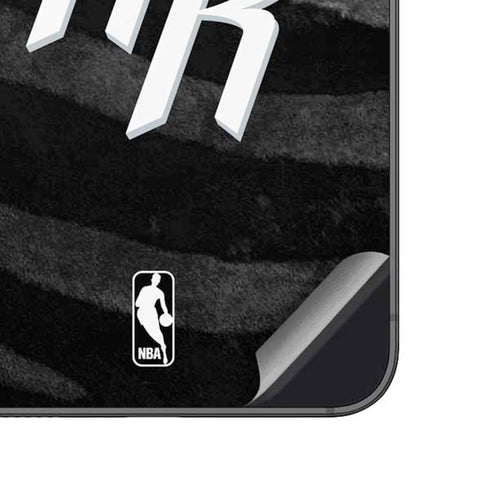 NBA Houston Rockets Black Animal Print Galaxy A14 5G Skin