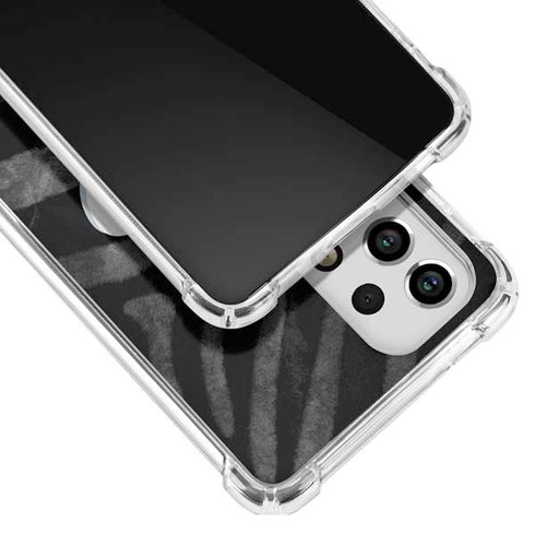 NBA Houston Rockets Black Animal Print Galaxy A53 5G Clear Case