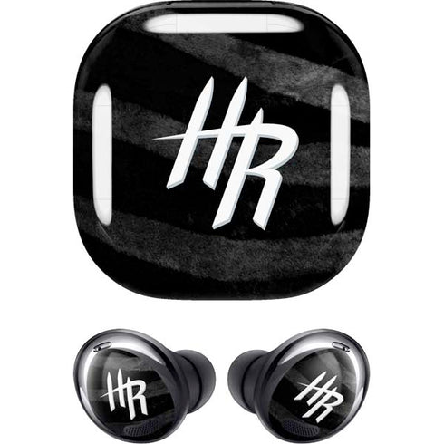 NBA Houston Rockets Black Animal Print Galaxy Buds Pro Skin