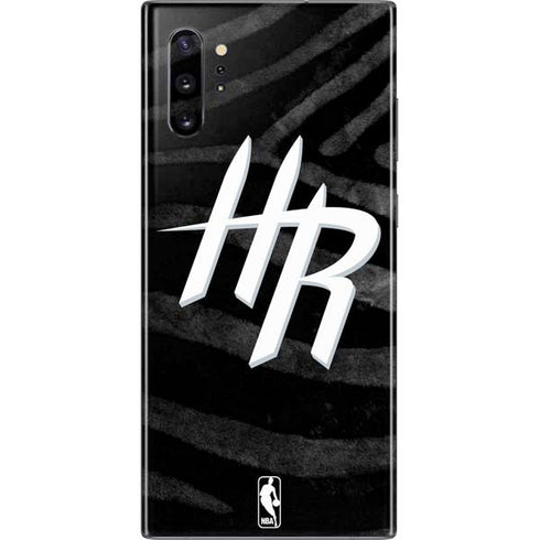 NBA Houston Rockets Black Animal Print Galaxy Note 10 Plus Skin
