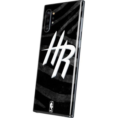 NBA Houston Rockets Black Animal Print Galaxy Note 10 Plus Skin