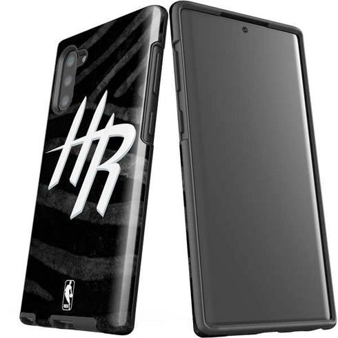 NBA Houston Rockets Black Animal Print Galaxy Note 10 Pro Case
