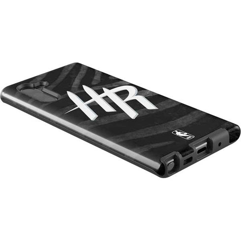 NBA Houston Rockets Black Animal Print Galaxy Note 10 Pro Case