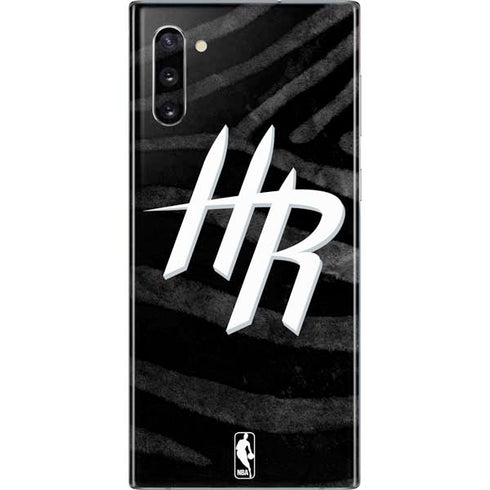 NBA Houston Rockets Black Animal Print Galaxy Note 10 Skin