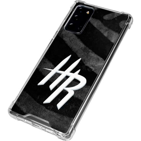NBA Houston Rockets Black Animal Print Galaxy Note20 5G Clear Case