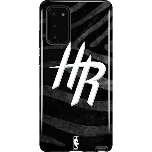 NBA Houston Rockets Black Animal Print Galaxy Note20 5G Pro Case