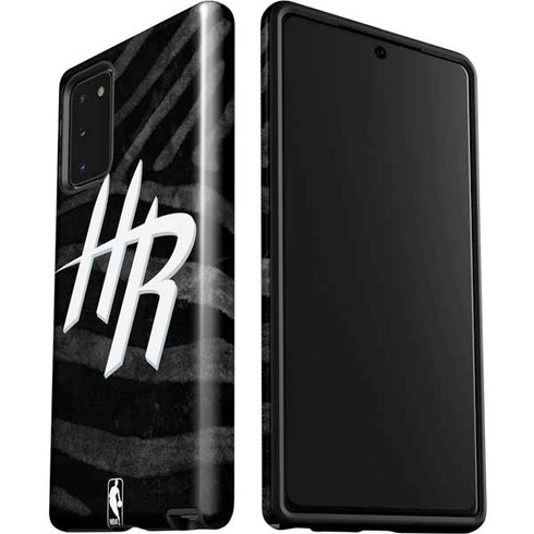 NBA Houston Rockets Black Animal Print Galaxy Note20 5G Pro Case