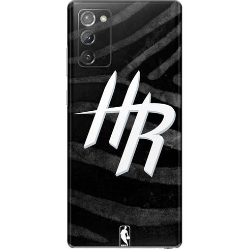 NBA Houston Rockets Black Animal Print Galaxy Note20 5G Skin