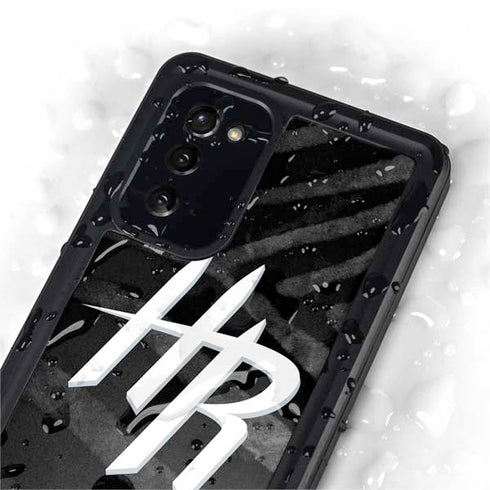 NBA Houston Rockets Black Animal Print Galaxy Note20 5G Waterproof Case