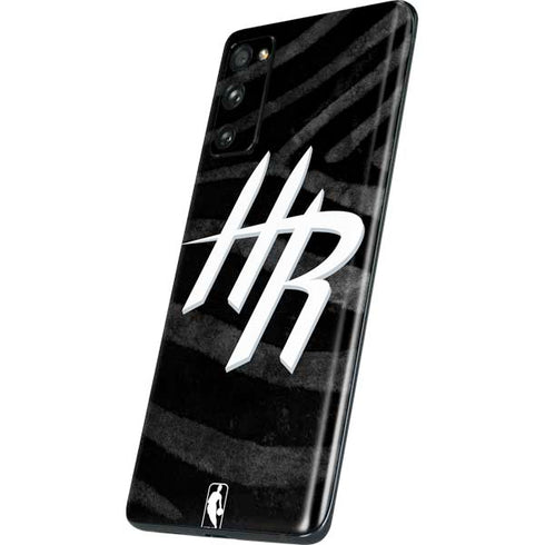 NBA Houston Rockets Black Animal Print Galaxy S20 Fan Edition Skin