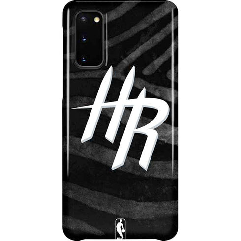 NBA Houston Rockets Black Animal Print Galaxy S20 Lite Case
