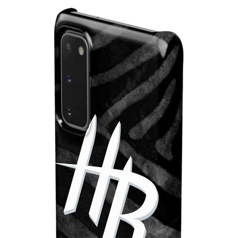 NBA Houston Rockets Black Animal Print Galaxy S20 Lite Case