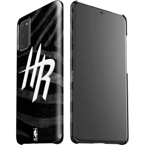 NBA Houston Rockets Black Animal Print Galaxy S20 Lite Case