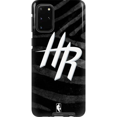 NBA Houston Rockets Black Animal Print Galaxy S20 Plus Pro Case