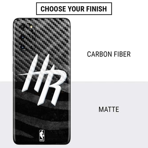 NBA Houston Rockets Black Animal Print Galaxy S20 Plus Skin