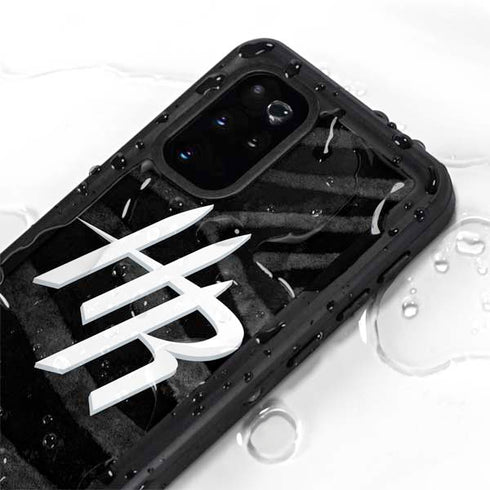 NBA Houston Rockets Black Animal Print Galaxy S20 Plus Waterproof Case