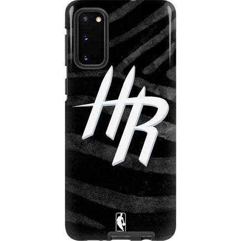 NBA Houston Rockets Black Animal Print Galaxy S20 Pro Case