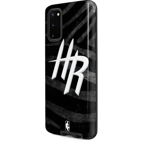 NBA Houston Rockets Black Animal Print Galaxy S20 Pro Case