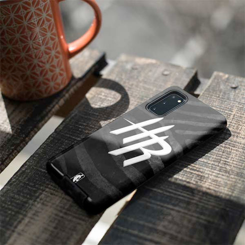 NBA Houston Rockets Black Animal Print Galaxy S20 Pro Case