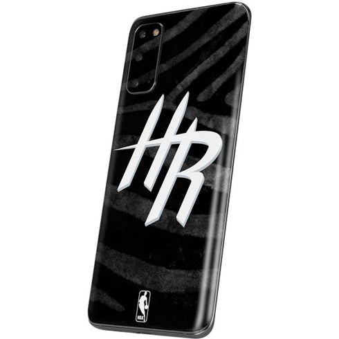 NBA Houston Rockets Black Animal Print Galaxy S20 Skin