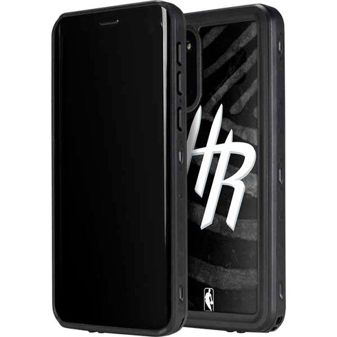 NBA Houston Rockets Black Animal Print Galaxy S20 Waterproof Case