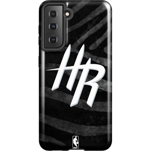 NBA Houston Rockets Black Animal Print Galaxy S21 5G Pro Case