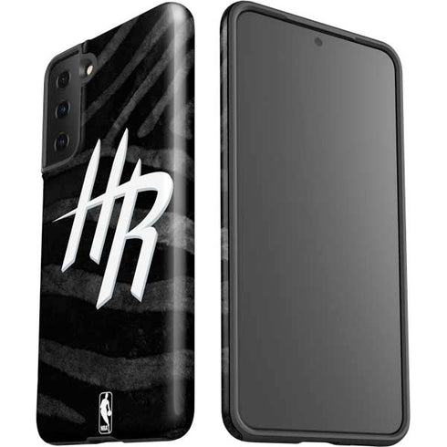 NBA Houston Rockets Black Animal Print Galaxy S21 Plus 5G Pro Case