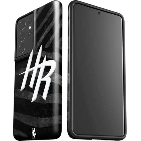 NBA Houston Rockets Black Animal Print Galaxy S21 Ultra 5G Pro Case