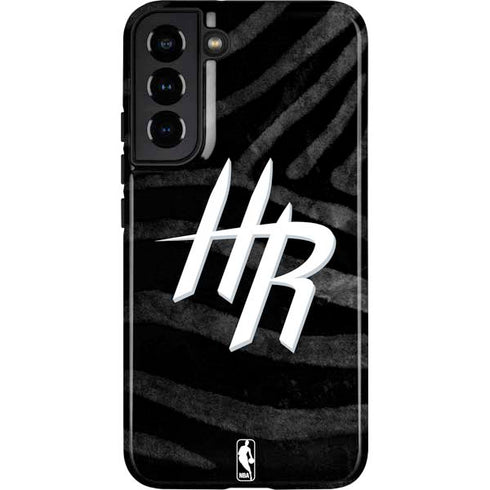 NBA Houston Rockets Black Animal Print Galaxy S22 Plus Pro Case