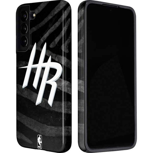 NBA Houston Rockets Black Animal Print Galaxy S22 Plus Pro Case
