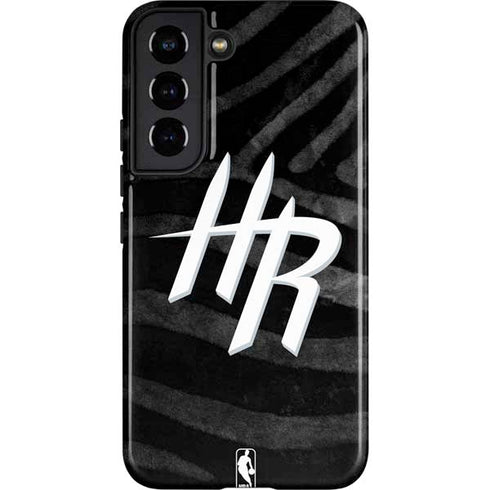 NBA Houston Rockets Black Animal Print Galaxy S22 Pro Case