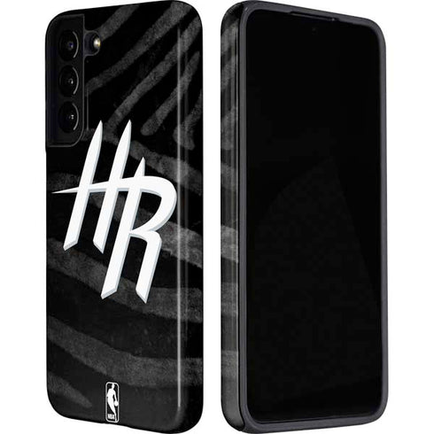NBA Houston Rockets Black Animal Print Galaxy S22 Pro Case